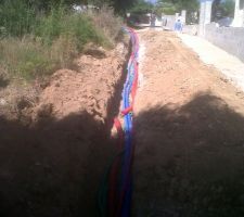 70m de cables pour les VRD