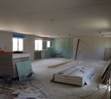 Le placo!
Ça prend forme!