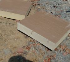 Pavés d'isolation étanchéité