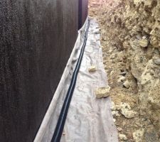 Tuyau drainage périphérique
