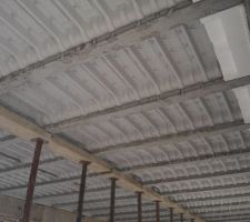 Dalle étage vu au dessous