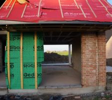 Pr&eacute;paration pour la pose des pierres bleues