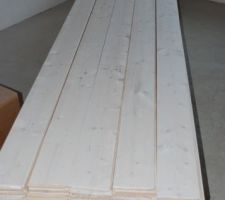 Lambris cerusé pour plafond