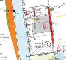 Emplacement de la maison sur le terrain