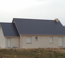 L'enduit est termin&eacute; - 30/03/2014