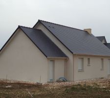 L'enduit est termin&eacute; - 30/03/2014