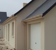 L'enduit est termin&eacute; - 30/03/2014