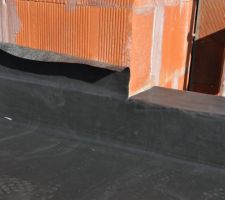 Pose de la membrane EPDM