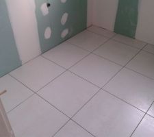 Carrelage de la SDB