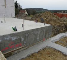 Mur mitoyen avec semelle voisin