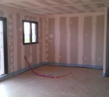 Finition électrique   isolation dalle