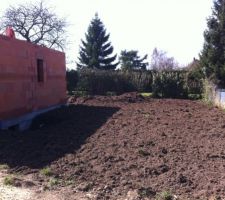 évacuation terre   mise en forme du terrain