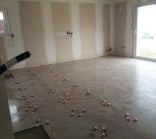 Carrelage 60x60 séjour   cuisine
