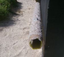 Mise en place du drain périphérique
