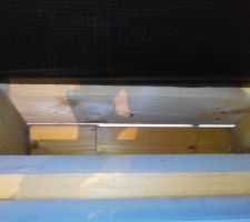 &eacute;cran sous toiture en partie basse