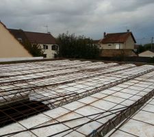 15/11/13 : Tour du chantier avec le ma&icirc;tre d'oeuvre. j'ai pu montrer voir l'&eacute;tage