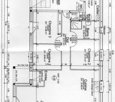 Plan de la maison pour orientation sud