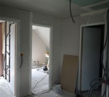 Palier de l'&eacute;tage. A comparer avec la photo de janvier !