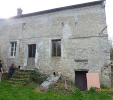 Facade est de la maison d'habitation
