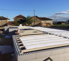 Préparation du plancher hourdis