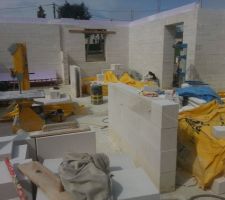 D&eacute;but du mur de refend