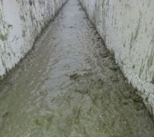 Linteau du garage coul&eacute; !! 11 b&eacute;tonni&egrave;res, sans compter les poteaux