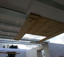 D&eacute;but du plancher nord / coffrage de la tr&eacute;mie