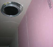 Détail placo feu
