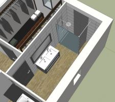 Salle de douche (suite parentale)