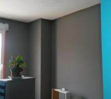 Chamlbre  bleu turquoise gris fonce