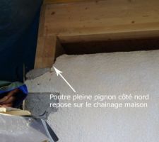 Poutre pleine du c&ocirc;t&eacute; du pignon Nord (vue depuis le c&ocirc;t&eacute; Ouest, barbecue)