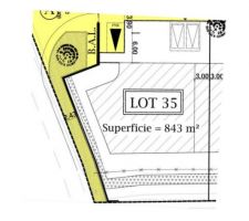 Terrain maintenant : 843m2