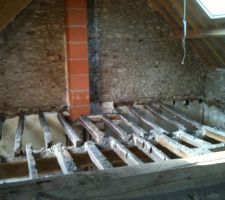 Démolition du planché