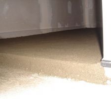 Seuil de la porte du cellier