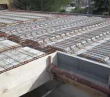 Pose des planelles et coffrage