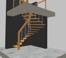 Notre futur escalier!