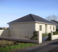 Voila a quoi la maison va ressembler une fois construit.