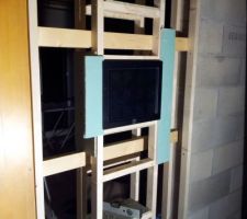 Cloison &eacute;cran tactile domotique