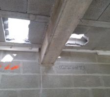 Passage les tuyau et gaine