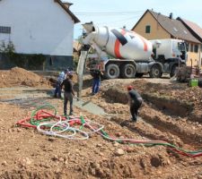 L'avancée du béton est suivi et contrôlée, enfin presque!