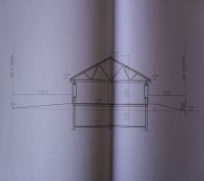 Plan de coupe de la maison.