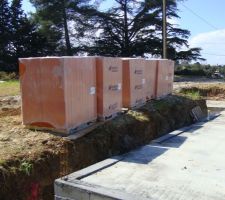 Livraison des briques