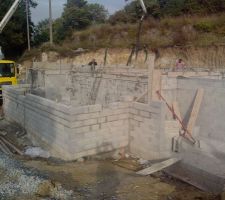 élévation des murs vide sanitaire