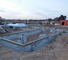 Vide sanitaires presque terminé