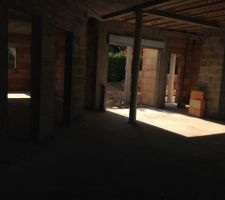 Les volumes int&eacute;rieurs commencent &agrave; se dessiner