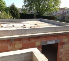 Toit terrasse qui sera végétalisée