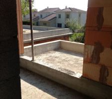 Terrasse de l'&eacute;tage