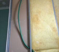 Voila la sortie d'eau pour la condensation de la VMC DF.
