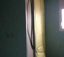 Voila la sortie d'eau pour la condensation de la VMC DF.