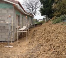 L'arrière de la maison.